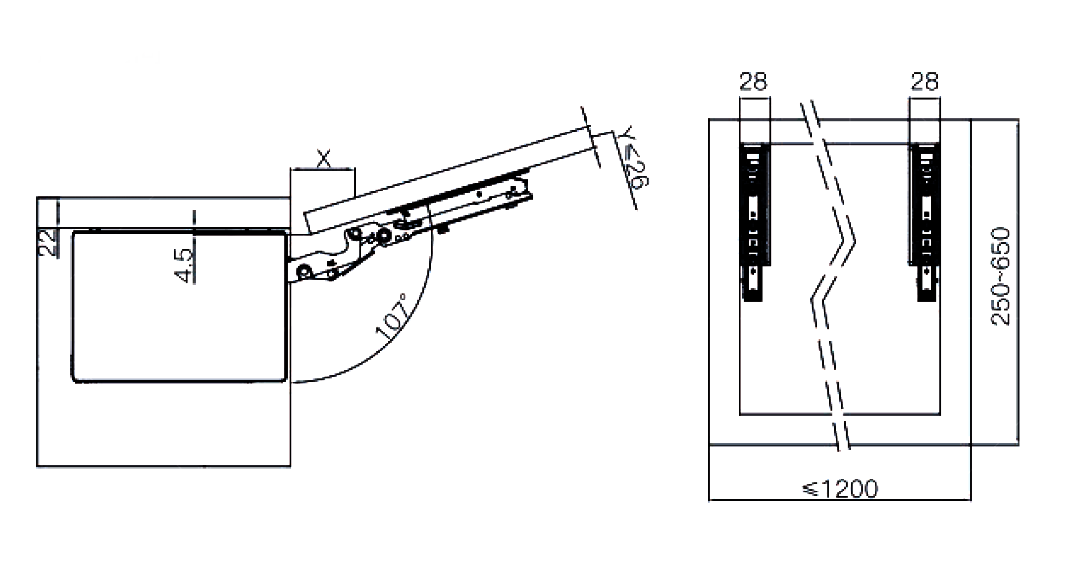 Starke Astra Series Flip-Up Lift